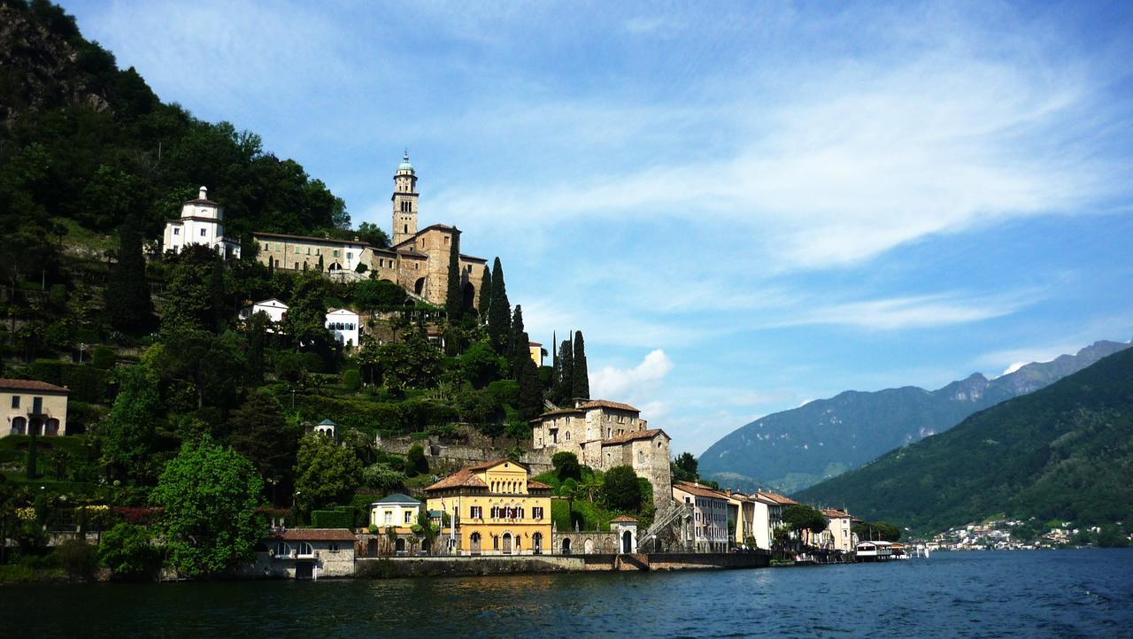 Bed and Breakfast Al Battello Morcote Exterior foto